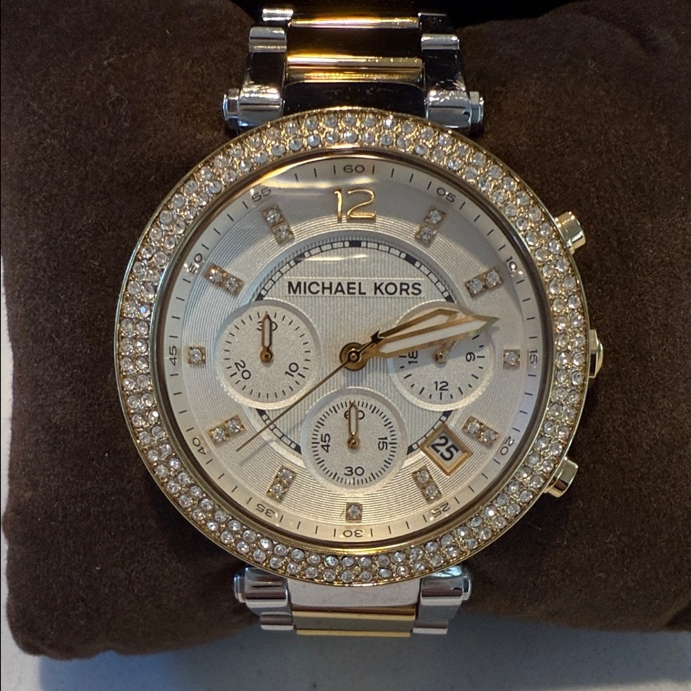Michael Kors Two-Tone Crystal Women's Watch